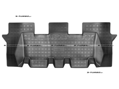 Коврики модельные полиуретановые в салон (высокий борт), 3-ий ряд, 7 мест