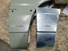 Крыло переднее (правое) нижняя часть, оцинкованная сталь, ремкомплект