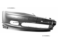 Бампер передний (грунтованный) с отв. под противотуманки, со спойлером