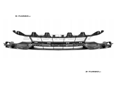Решетка в бампер (центральная) закрытая