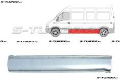 Панель боковая (левая) за водительской дверью, нижняя часть, 270 см длина, длинная база, заводской штамп