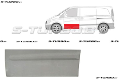 Дверь передняя (левая) наружная часть, 32 см высота (без отв. под молдинг) заводской штамп