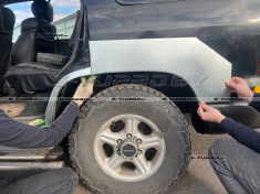 Арка задняя (левая) из 2-ух частей, ремкомплект