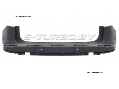 Бампер задний (грунтованный) с отв. под парктроники, верхняя часть