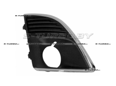 Решетка в бампер (правая) с отв. под противотуманку, с хромом