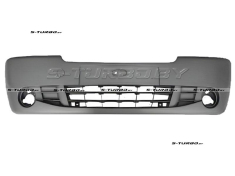 Бампер передний (серый) с отв. под противотуманки