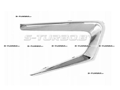 Накладка переднего бампера (левая) хром