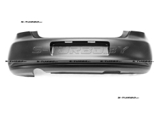 Бампер задний (грунтованный) с отв. под двойную выхлопную трубу