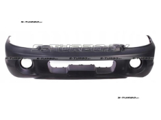 Бампер передний (черный) с отв. под противотуманки