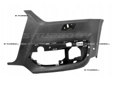 Бампер передний, с отв. под омыватели, с отв. под парктроники, левая часть