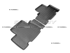 Коврики модельные полиуретановые в салон (высокий борт), задний ряд