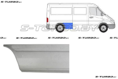 Крыло заднее (правое) передняя часть (до колеса) средняя база, заводской штамп