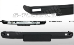 Бампер передний (черный) узкий, с усилителем