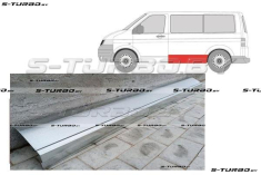 Панель боковая (левая) за водительской дверью, короткая / длинная база, 25 см высота, 200 см длина, ремкомплект