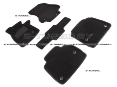 Коврики 3D модельные ворсовые в салон, черные (ls500) 4wd