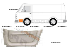 Дверь передняя (левая) внутренняя часть, заводской штамп