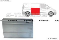 Дверь боковая сдвижная (правая) наружная часть, до стекла (с отв. под накладку) заводской штамп