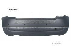 Бампер задний (грунтованный) с отв. под парктроники, с отв. под накладки