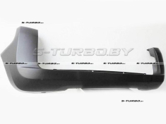 Бампер задний (черный) без отв. под парктроники, для версии с багажником