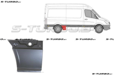 Крыло заднее (правое) передняя часть (до колеса) средняя база, заводской штамп