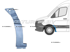 Арка передняя, задняя часть, под дверь (левая) заводской штамп