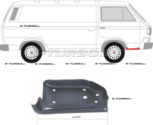 Ступень передней двери (правой) заводской штамп