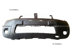 Бампер передний (черный) с отв. под противотуманки