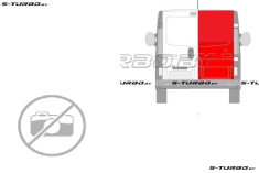 Дверь задняя (правая) распашная, наружная часть, до крыши, заводской штамп