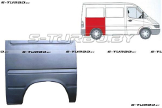 Крыло заднее (правое) короткая база, до стекла, заводской штамп