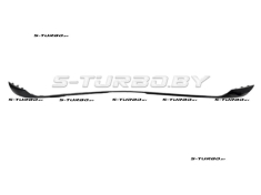 Накладка решетки бампера, черная