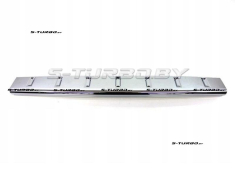 Накладка переднего бампера, хром