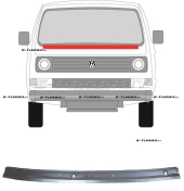 Панель передняя под ветровое стекло (центральная наружная часть) заводской штамп