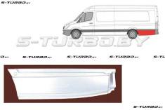 Крыло заднее (левое) задняя часть (за колесом) без отв. под молдинг, maxi длинная база, заводской штамп