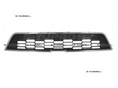 Решетка в бампер (центральная) верхняя, с хромом