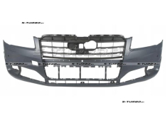 Бампер передний (грунтованный) с отв. под омыватели, с отв. под парктроники, 2014-2017