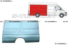 Крыло заднее (правое) длинная база, до крыши, заводской штамп