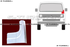 Панель передняя под ветровое стекло (левая наружная часть) заводской штамп