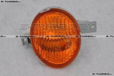 Указатель поворота в бампер (правый) желтый