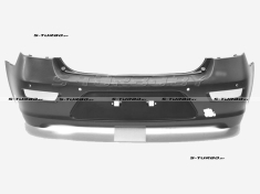 Бампер задний (грунтованный) с отв. под парктроники, USA-TYPE