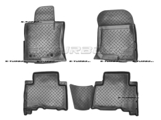 Коврики модельные полиуретановые в салон (высокий борт), 5 мест