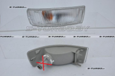 Указатель поворота в бампер (правый) белый