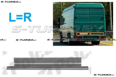 Дверь задняя (левая=правая) распашная, нижняя внутренняя часть, заводской штамп