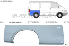 Крыло заднее (правое) длинная база, заводской штамп