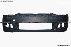 Бампер передний (черный) без отв. под омыватели, без отв. под парктроники, russia-type