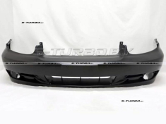 Бампер передний (черный) без отверстий под молдинг, для версии 2.0i