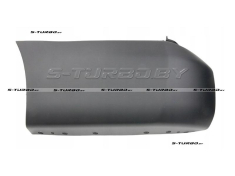 Бампер задний (грунтованный) удлиненный, без отв. под парктроник, левая часть