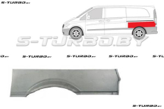 Крыло заднее (левое) над колесом, короткая база, 40 см высота (без загиба в шов) заводской штамп