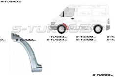 Арка передняя, задняя часть, под дверь (левая) заводской штамп