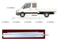 Порог (левый) под заднюю боковую дверь, дубль кабина, заводской штамп