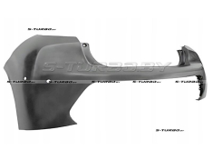 Бампер задний (грунтованный) с отв. под парктроники, с отв. под камеру